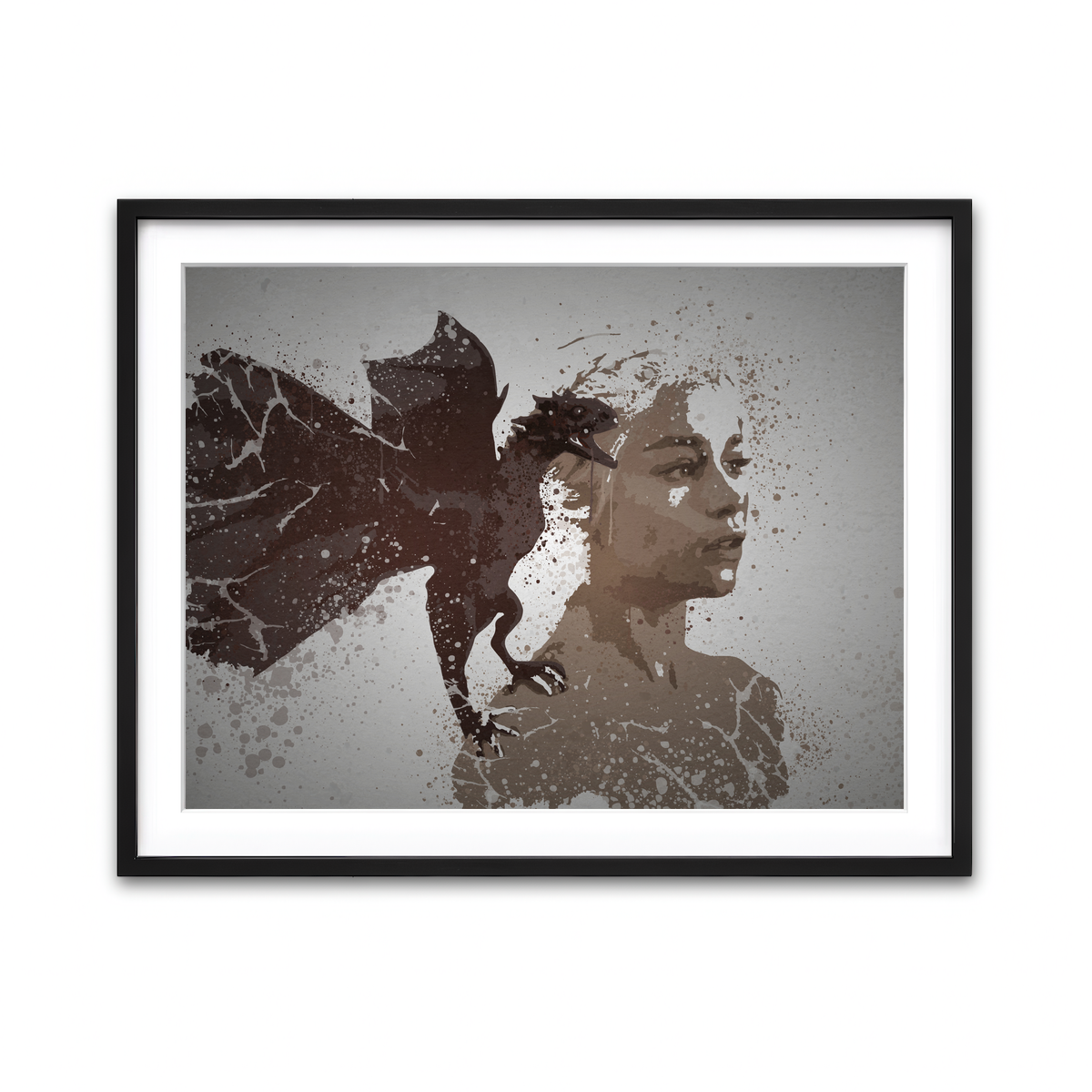 Framed Print 4x3 Black