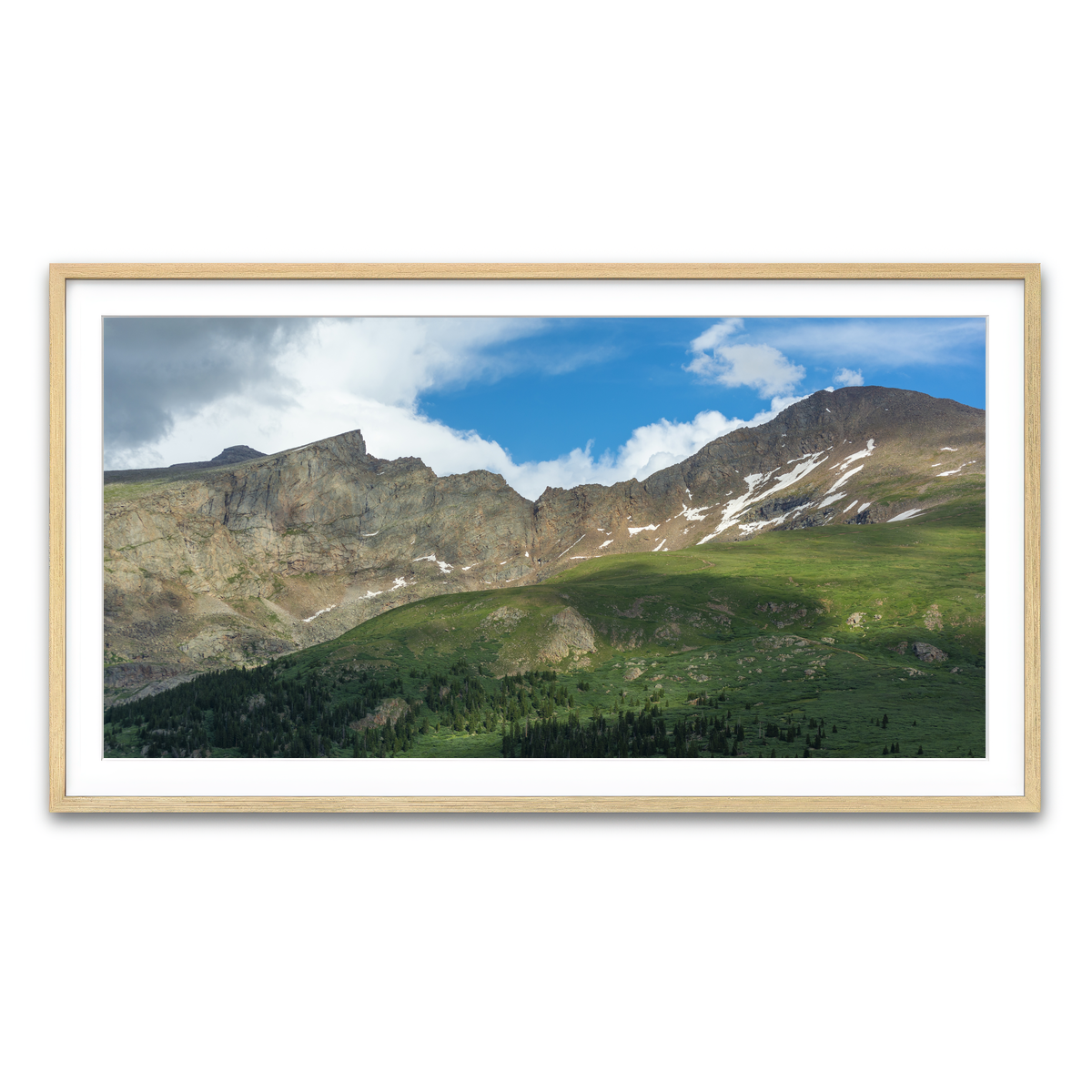 Framed Print 2x1 Natural