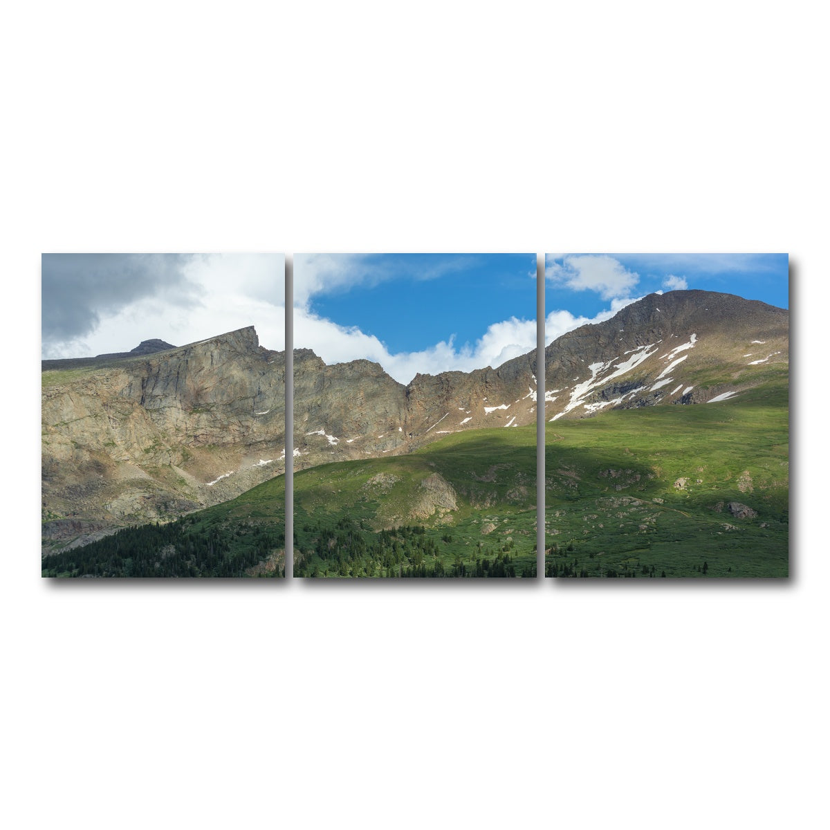 AUTO-MOCKUP WHITE | Mount Bierstadt and The Sawtooth | 3 Piece | Gallery Wrap Canvas | group=18x24