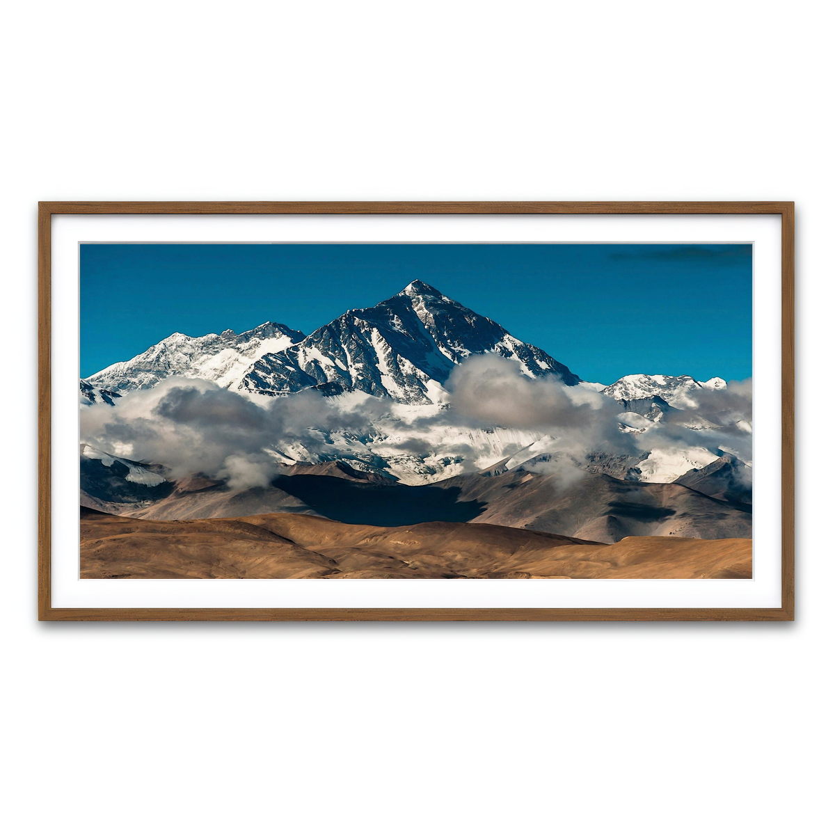 Framed Print 2x1 Walnut