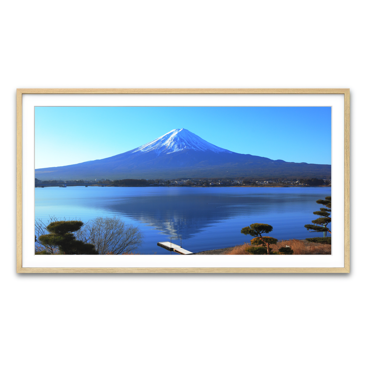Framed Print 2x1 Natural