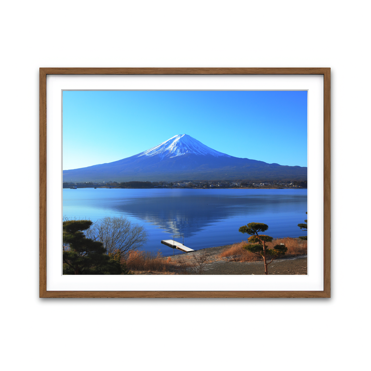 Framed Print 4x3 Walnut