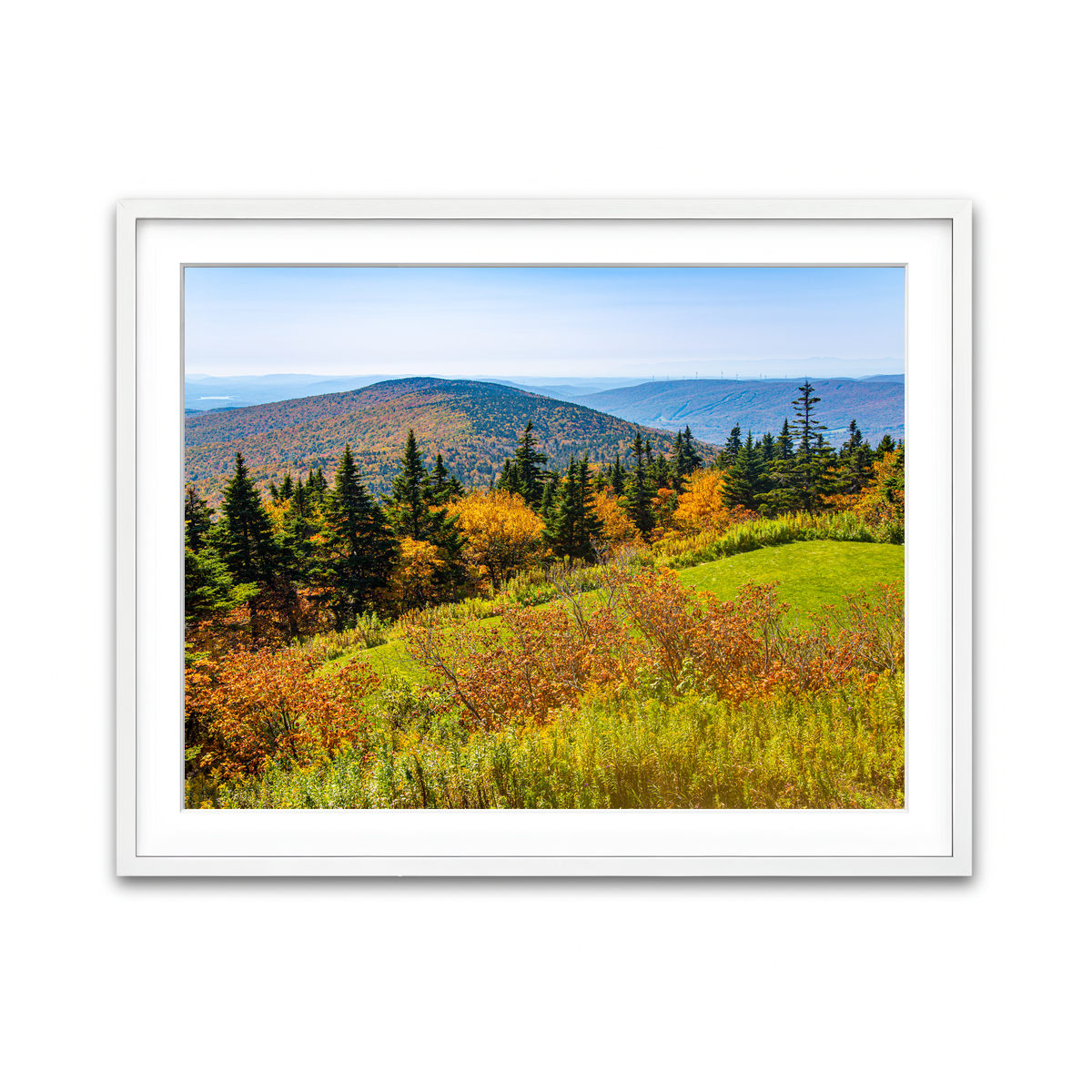Framed Print 4x3 White