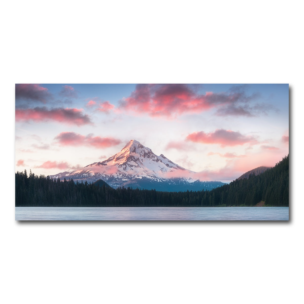 AUTO-MOCKUP WHITE | Mount Hood - Lost Lake | 1 Piece | Gallery Wrap Canvas | group=2x1