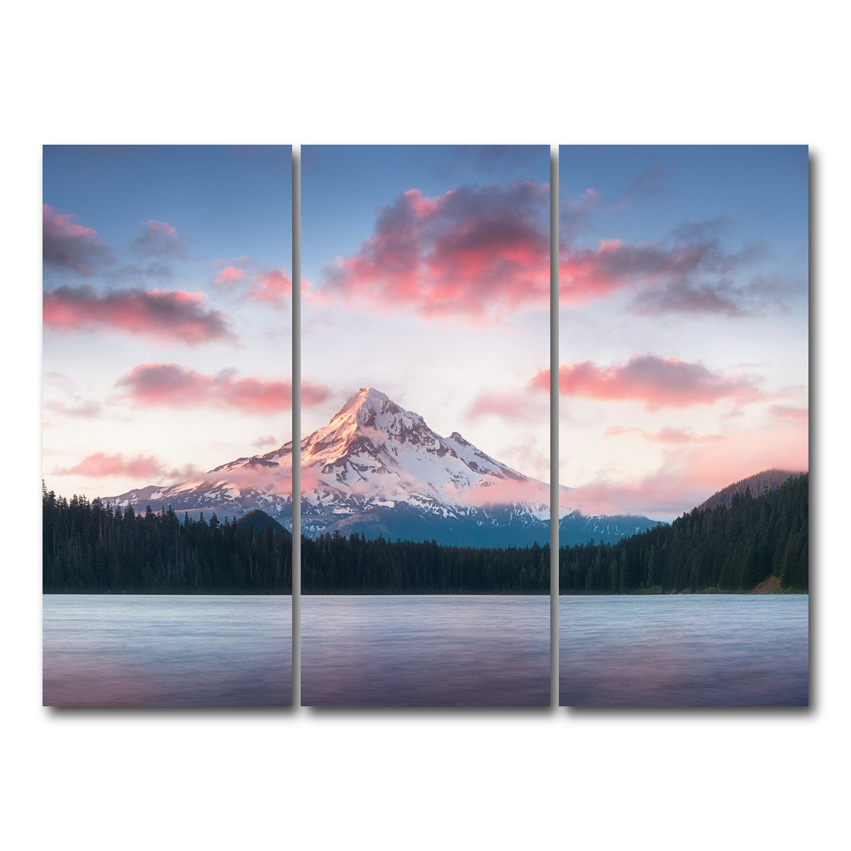 AUTO-MOCKUP WHITE | Mount Hood - Lost Lake | 3 Piece | Gallery Wrap Canvas | group=8x18