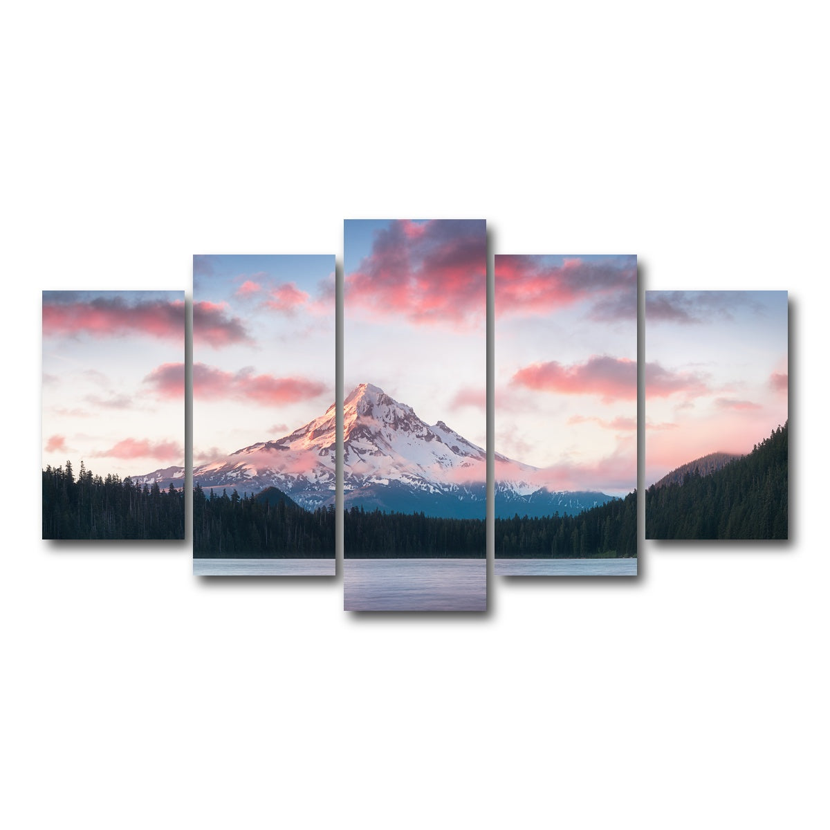 AUTO-MOCKUP WHITE | Mount Hood - Lost Lake | 5 Piece | Gallery Wrap Canvas | group=5_normal