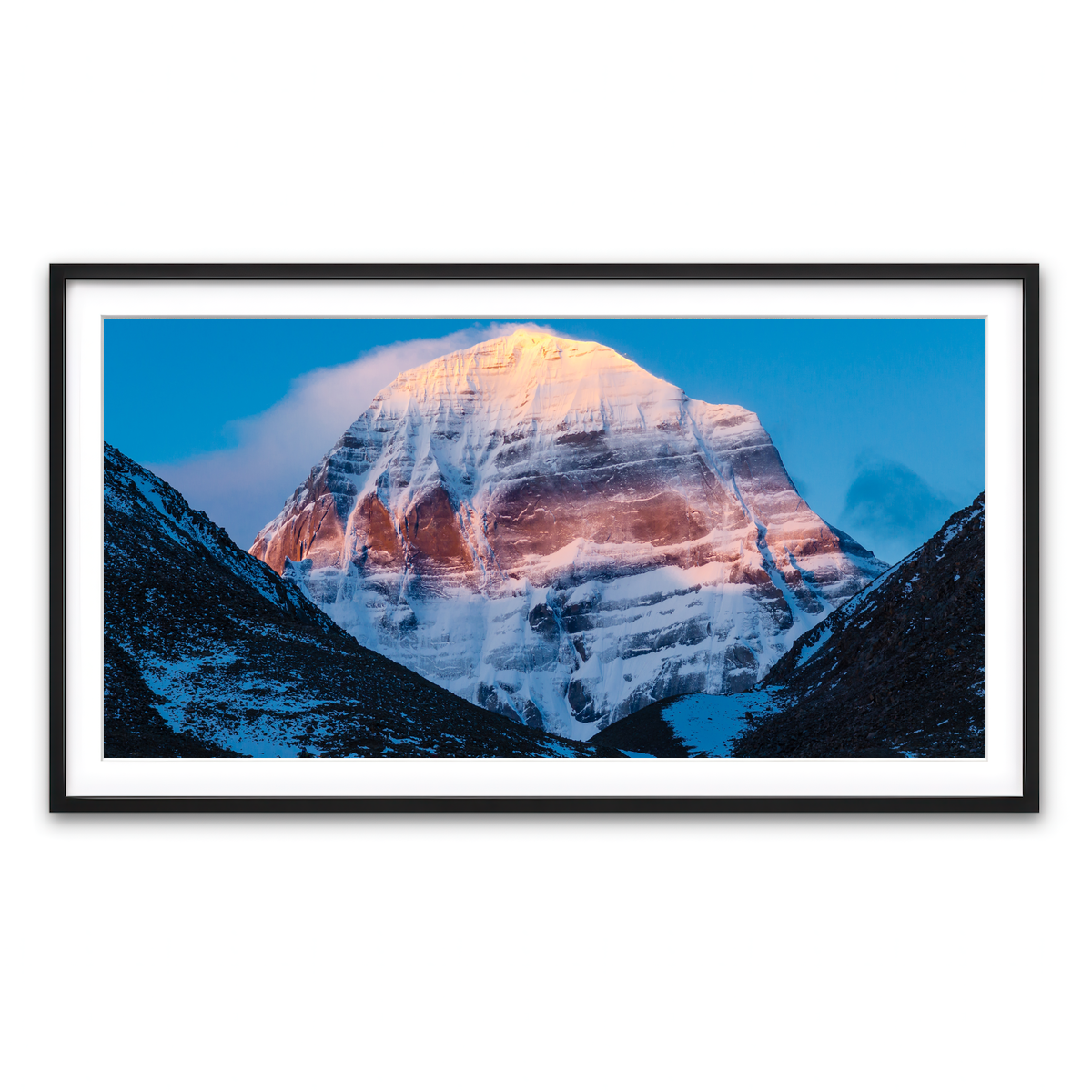 Framed Print 2x1 Black