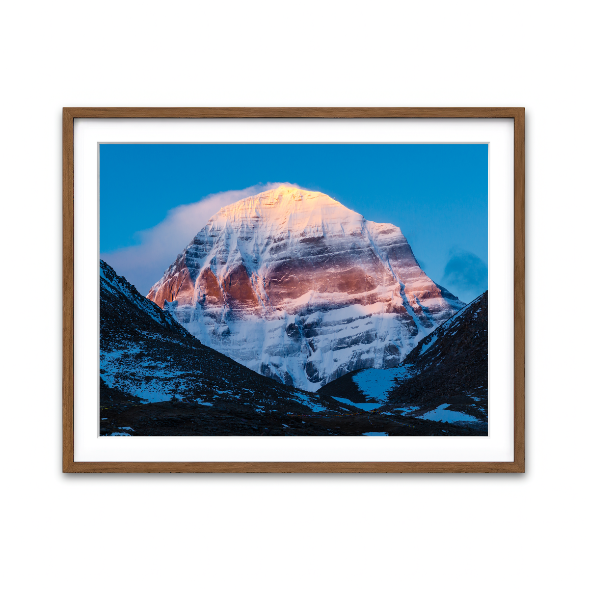 Framed Print 4x3 Walnut