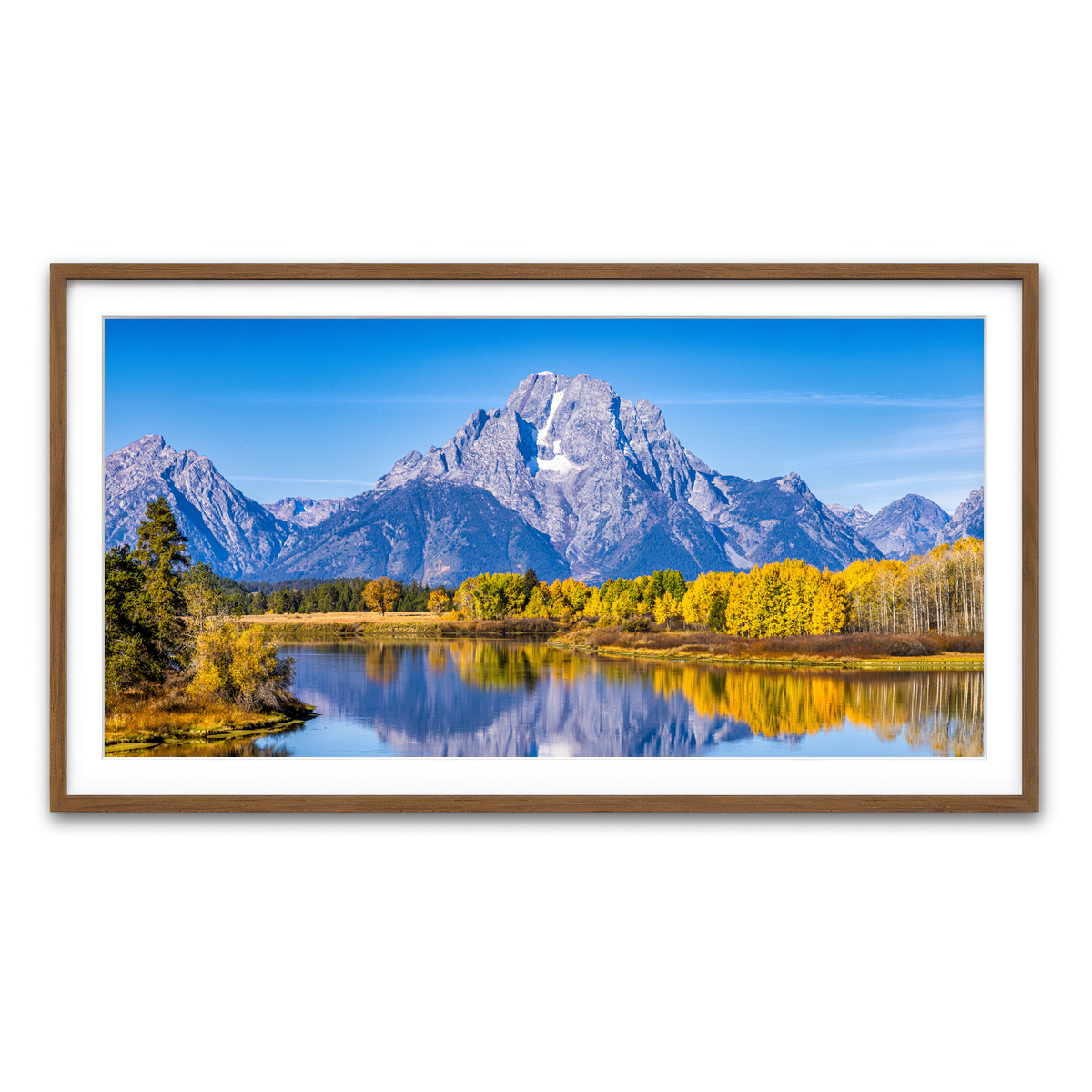 Framed Print 2x1 Walnut