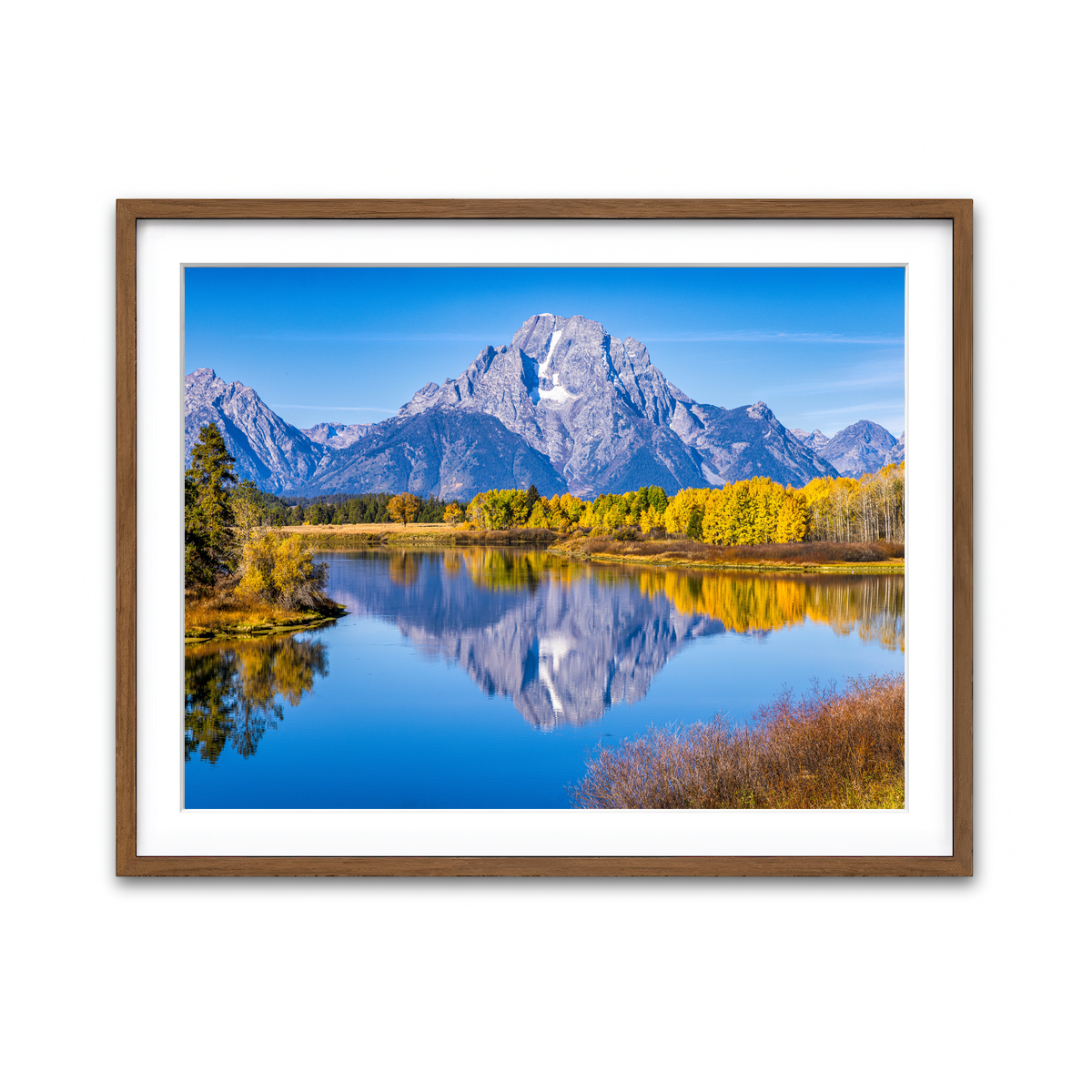 Framed Print 4x3 Walnut