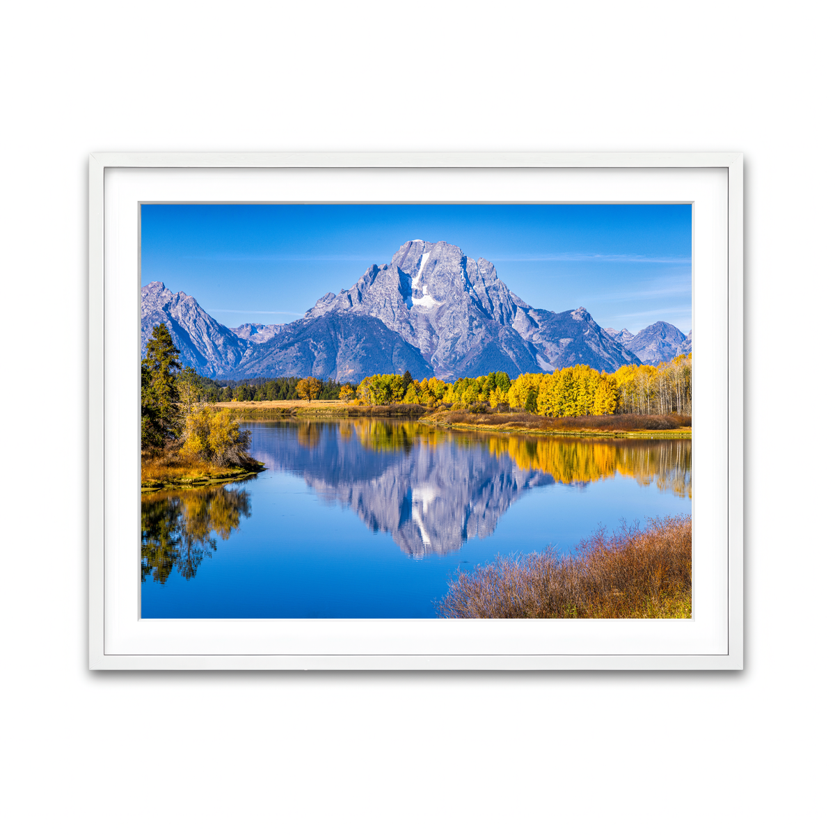 Framed Print 4x3 White