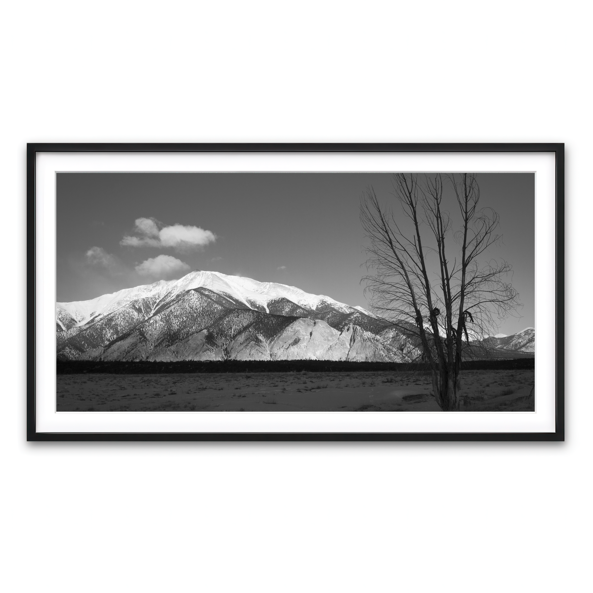 Framed Print 2x1 Black