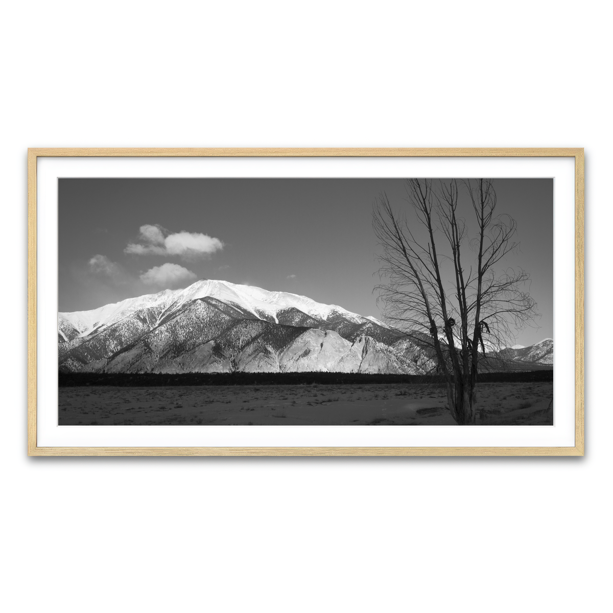 Framed Print 2x1 Natural