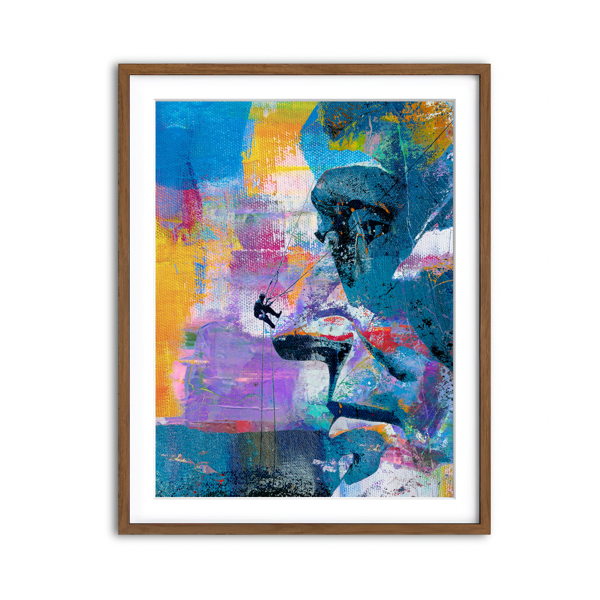 Framed Print 3x4 Walnut