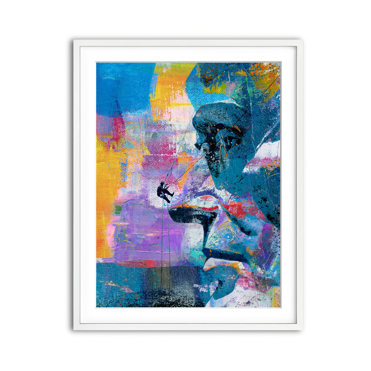 Framed Print 3x4 White