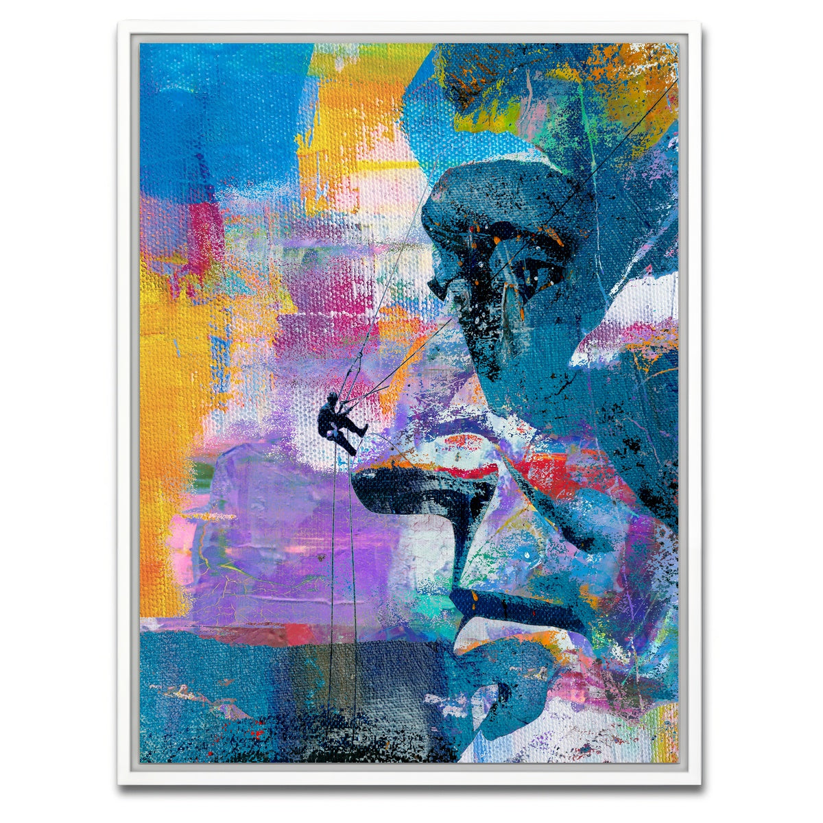 AUTO-MOCKUP WHITE | Mount Rush More | 1 Piece | White Framed Canvas | group=3x4