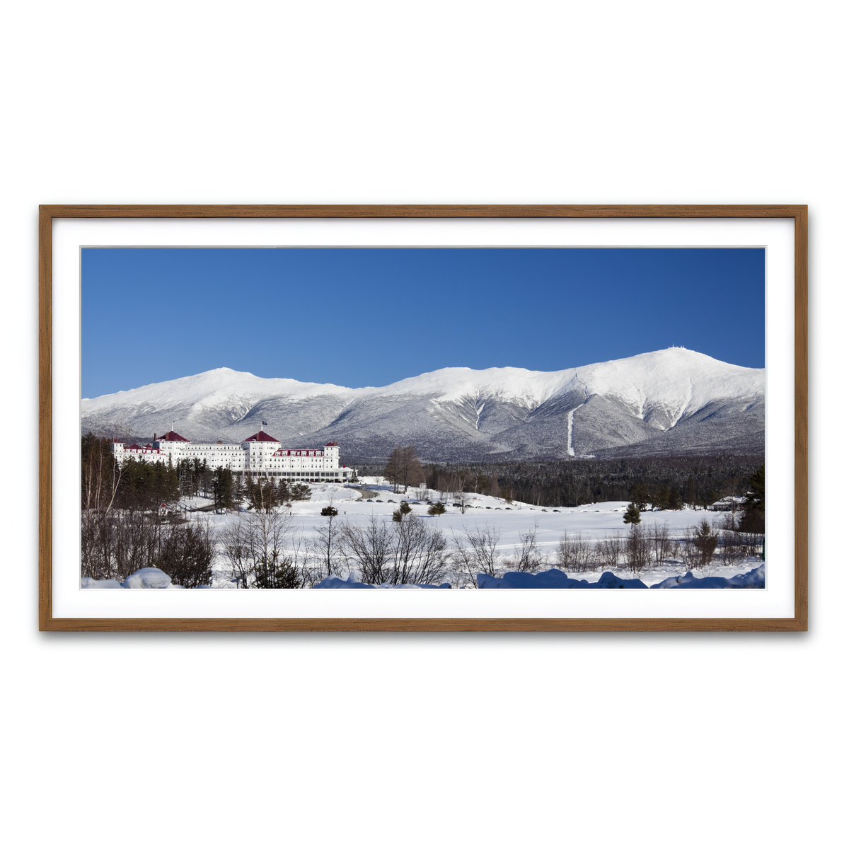 Framed Print 2x1 Walnut