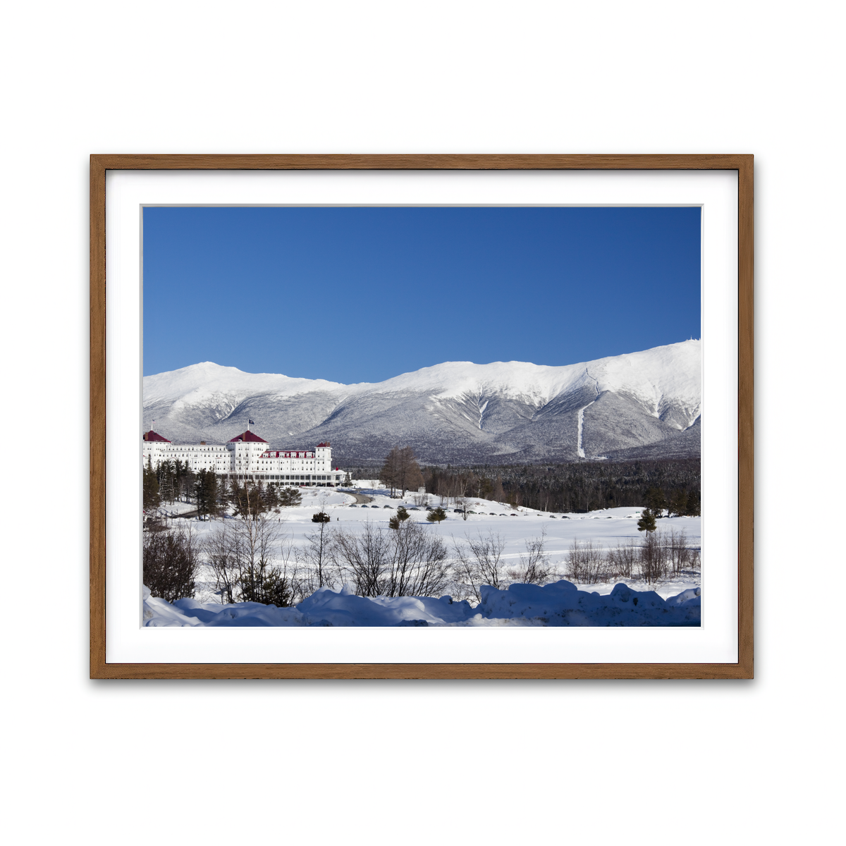 Framed Print 4x3 Walnut