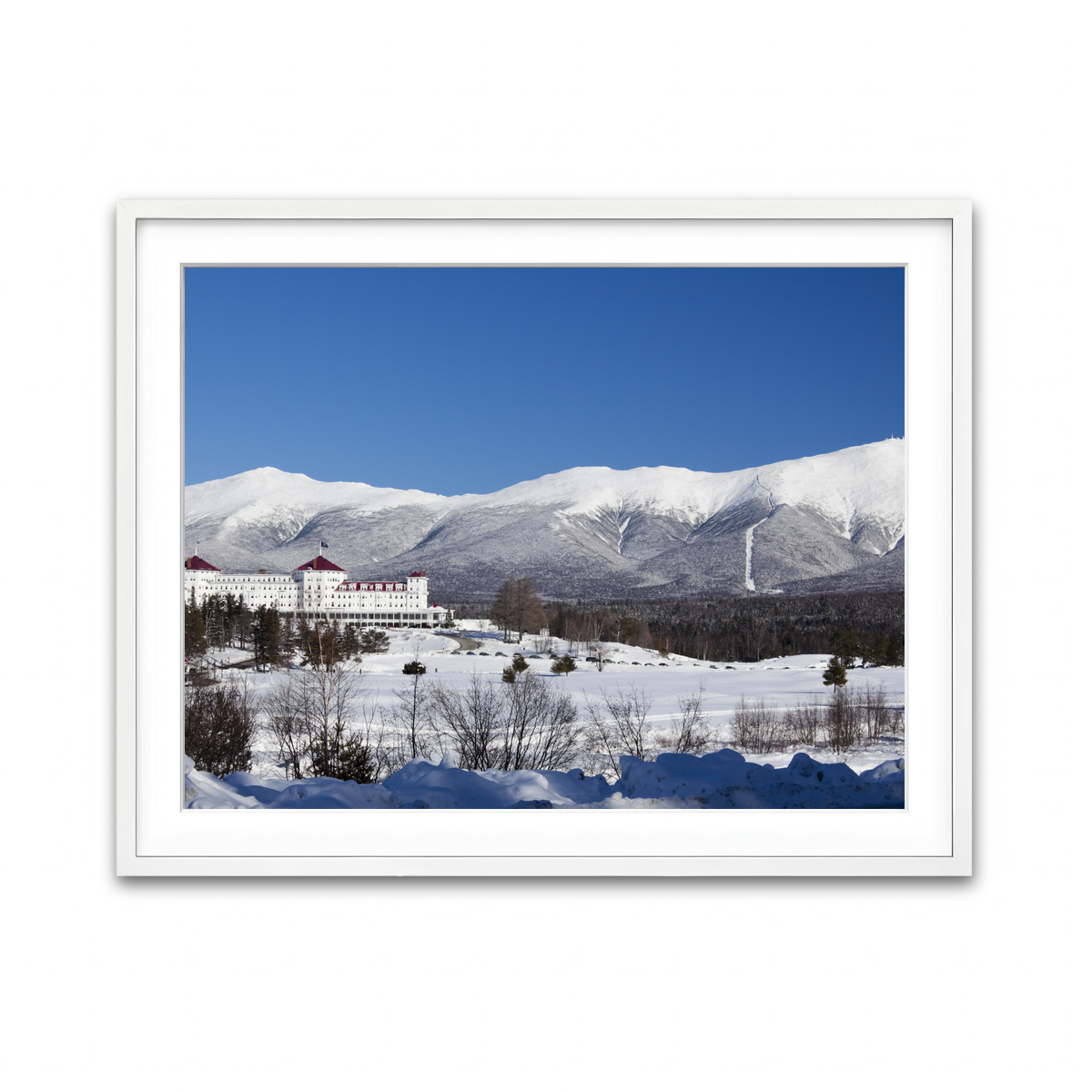 Framed Print 4x3 White
