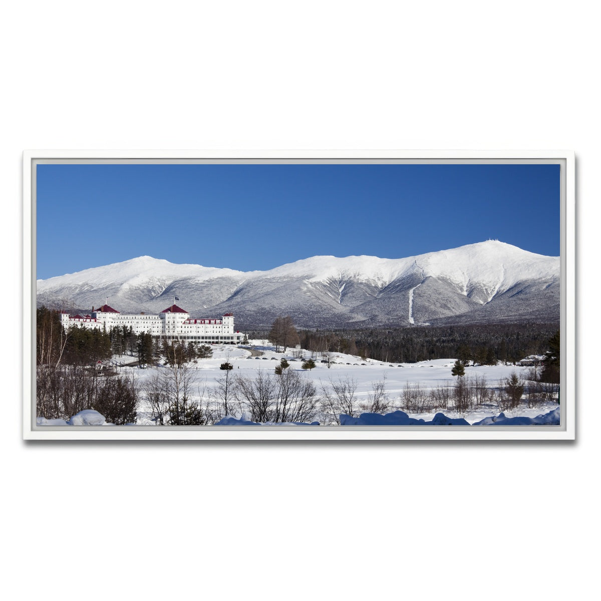 AUTO-MOCKUP WHITE | Mount Washington | 1 Piece | White Framed Canvas | group=2x1