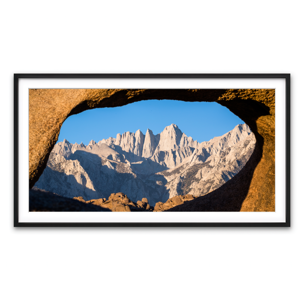 Framed Print 2x1 Black