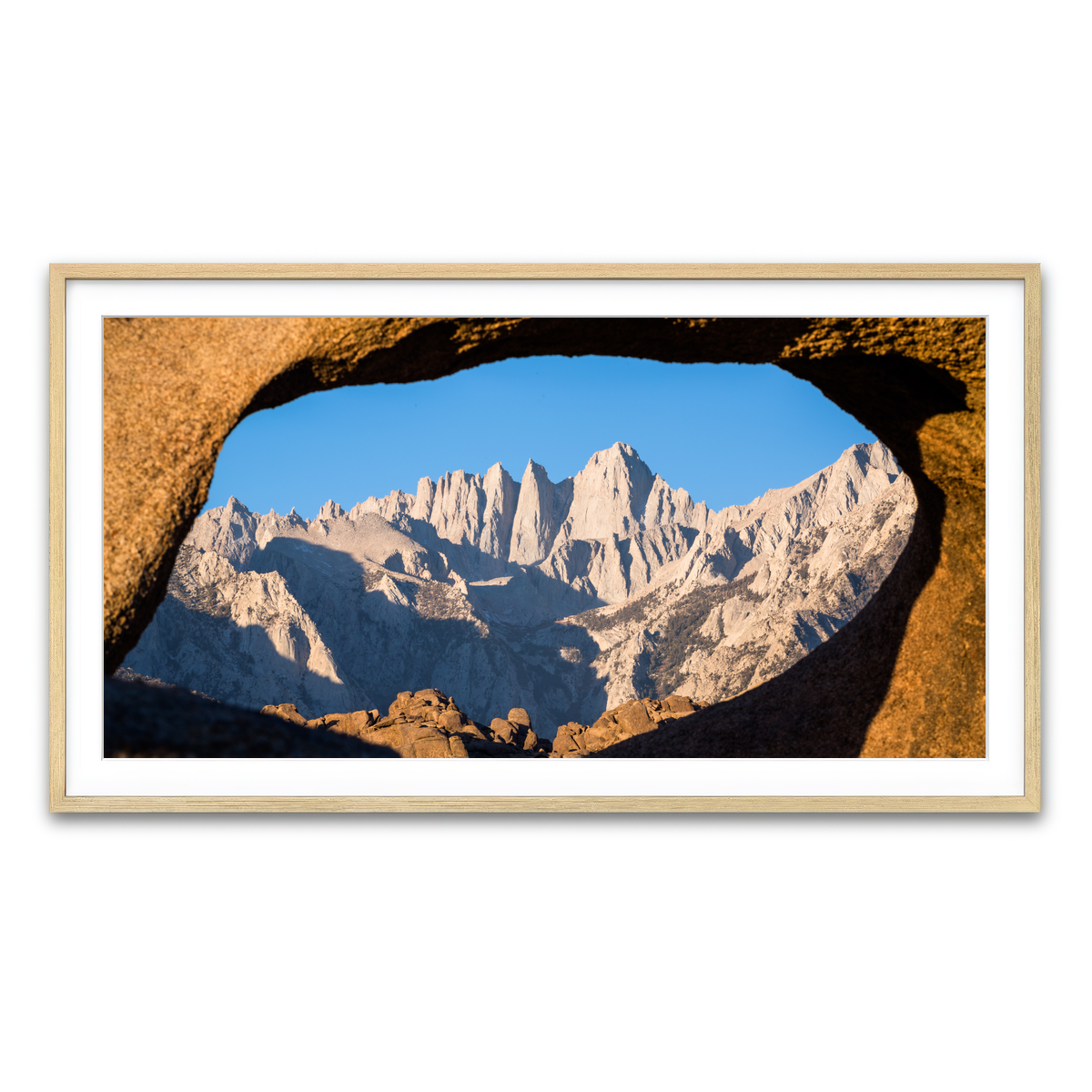 Framed Print 2x1 Natural