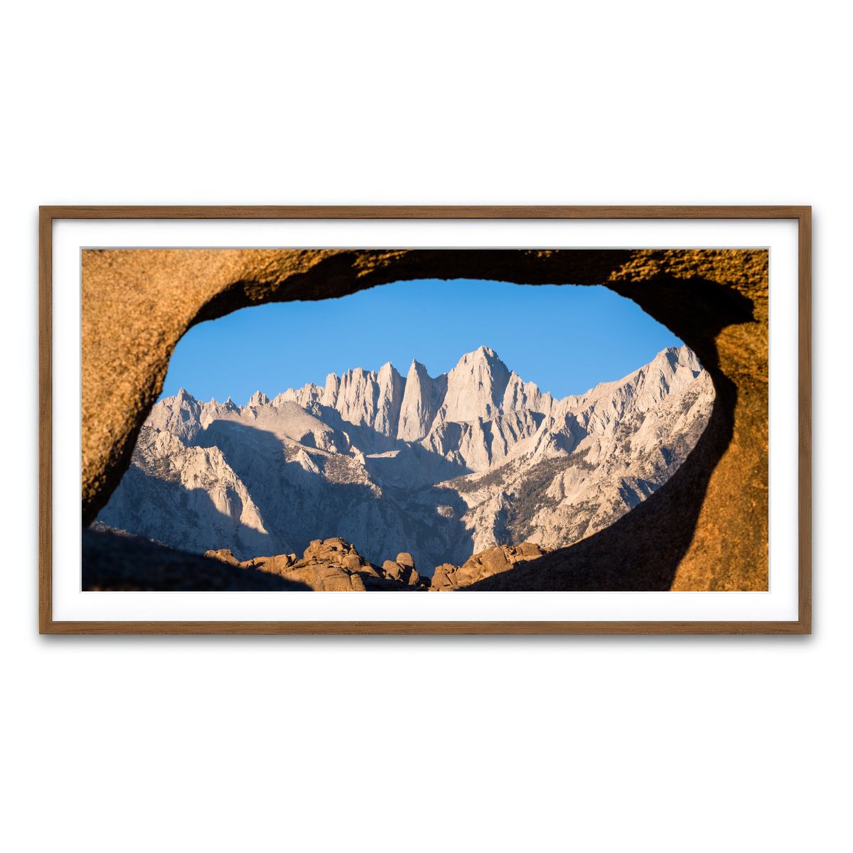 Framed Print 2x1 Walnut