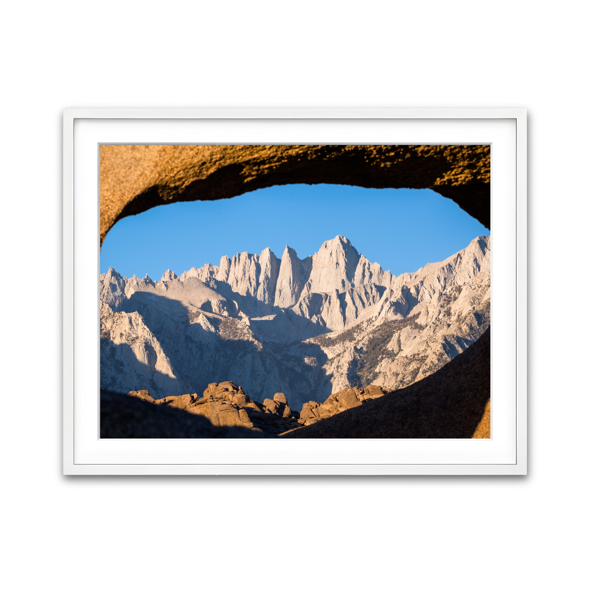 Framed Print 4x3 White