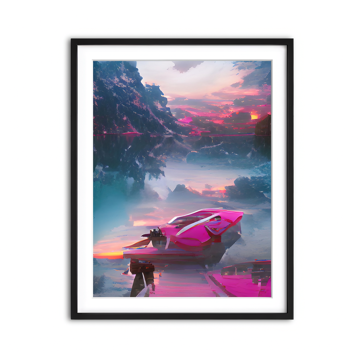Framed Print 3x4 Black