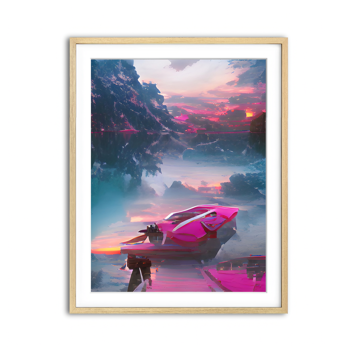 Framed Print 3x4 Natural