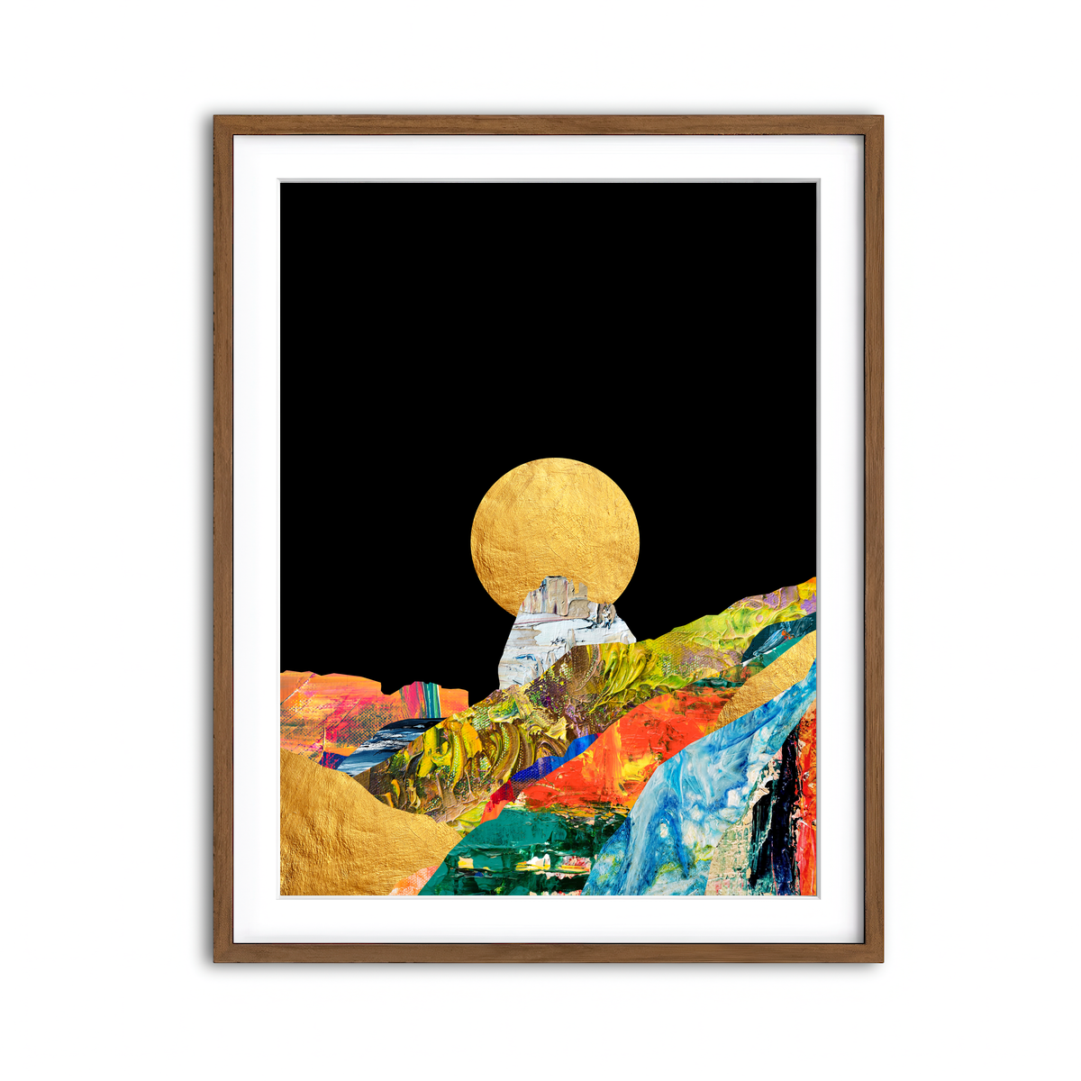 Framed Print 3x4 Walnut