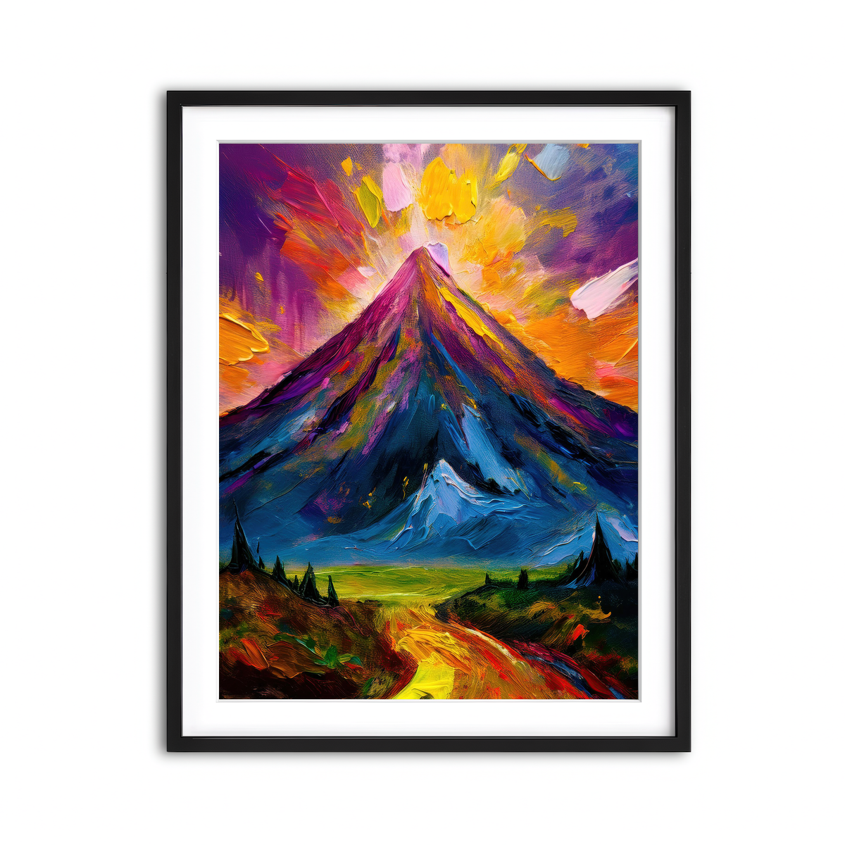 Framed Print 3x4 Black