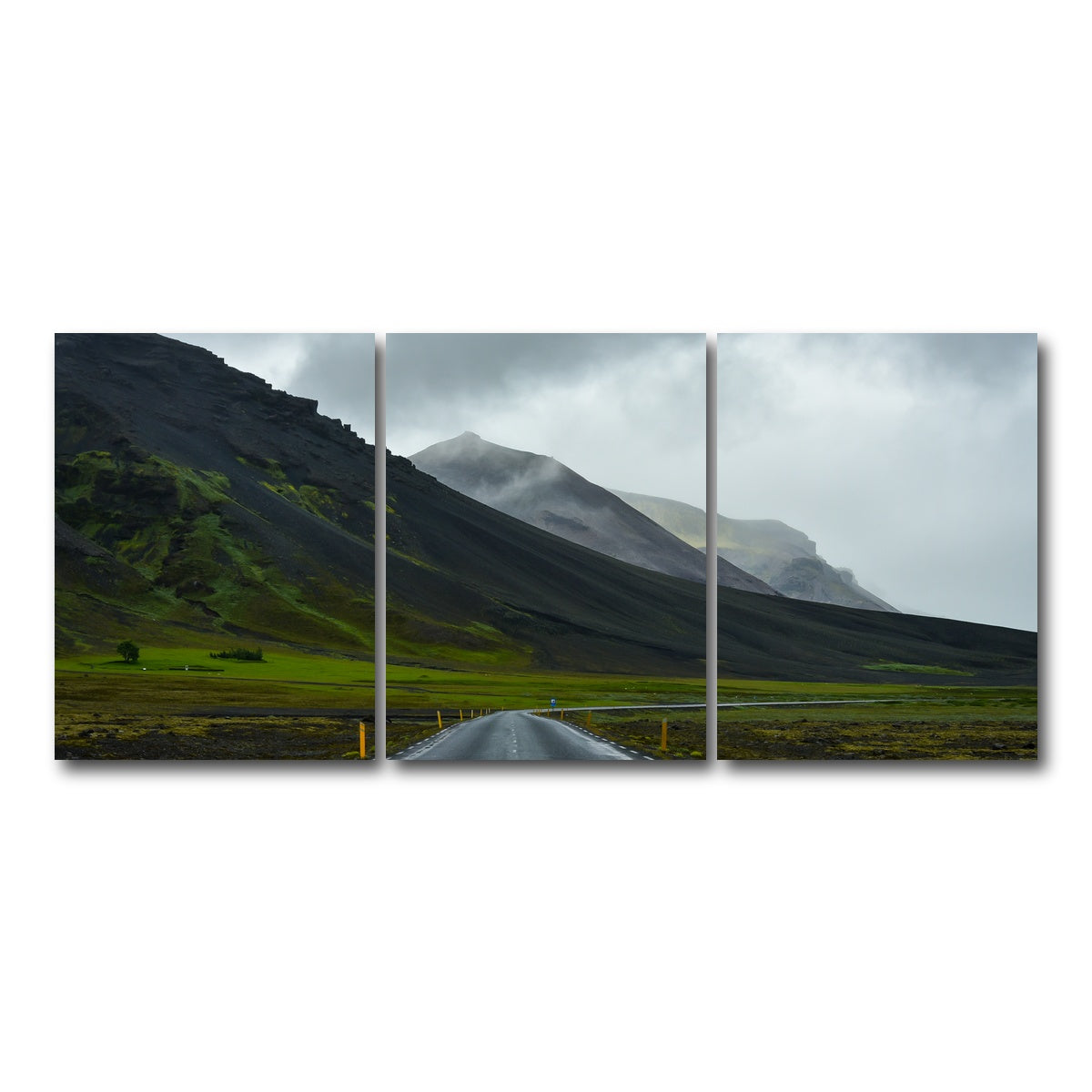 AUTO-MOCKUP WHITE | Mountain Road | 3 Piece | Gallery Wrap Canvas | group=18x24