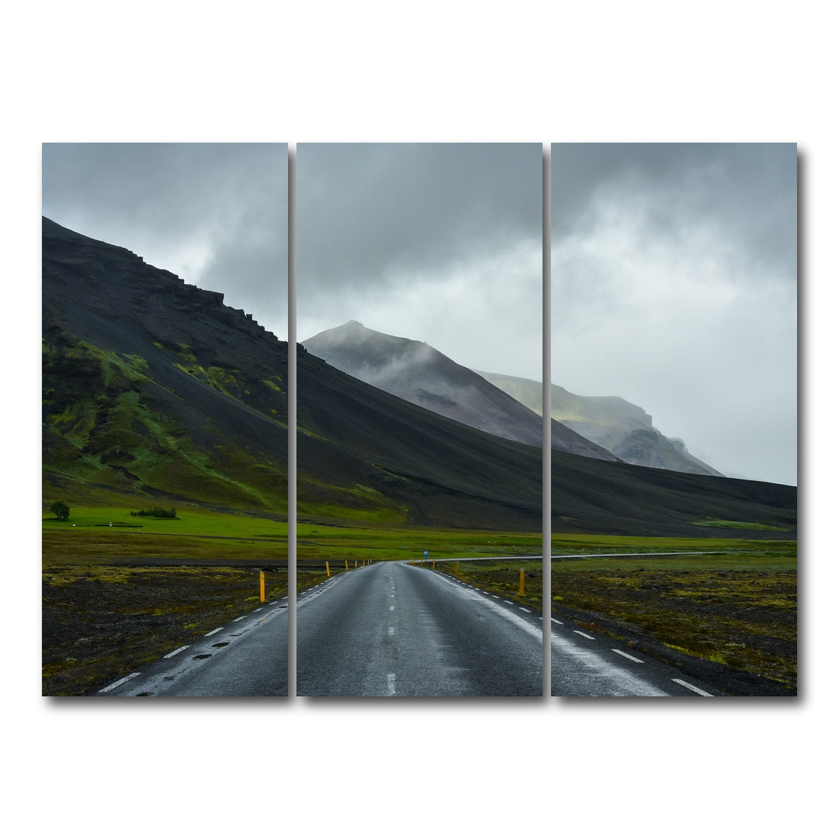AUTO-MOCKUP WHITE | Mountain Road | 3 Piece | Gallery Wrap Canvas | group=8x18