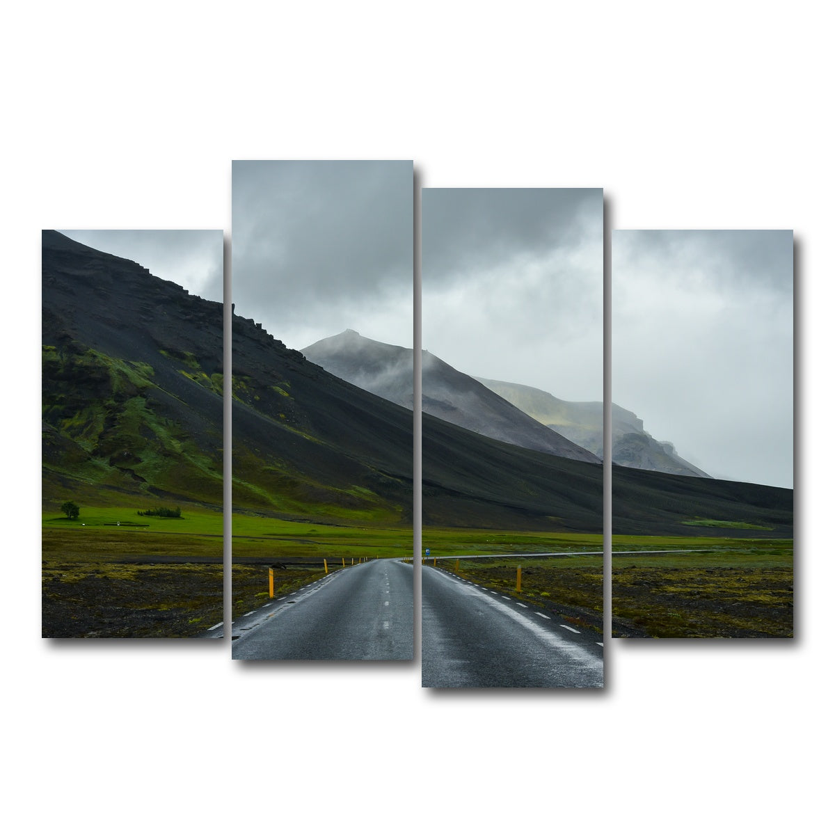 AUTO-MOCKUP WHITE | Mountain Road | 4 Piece | Gallery Wrap Canvas | group=4_normal