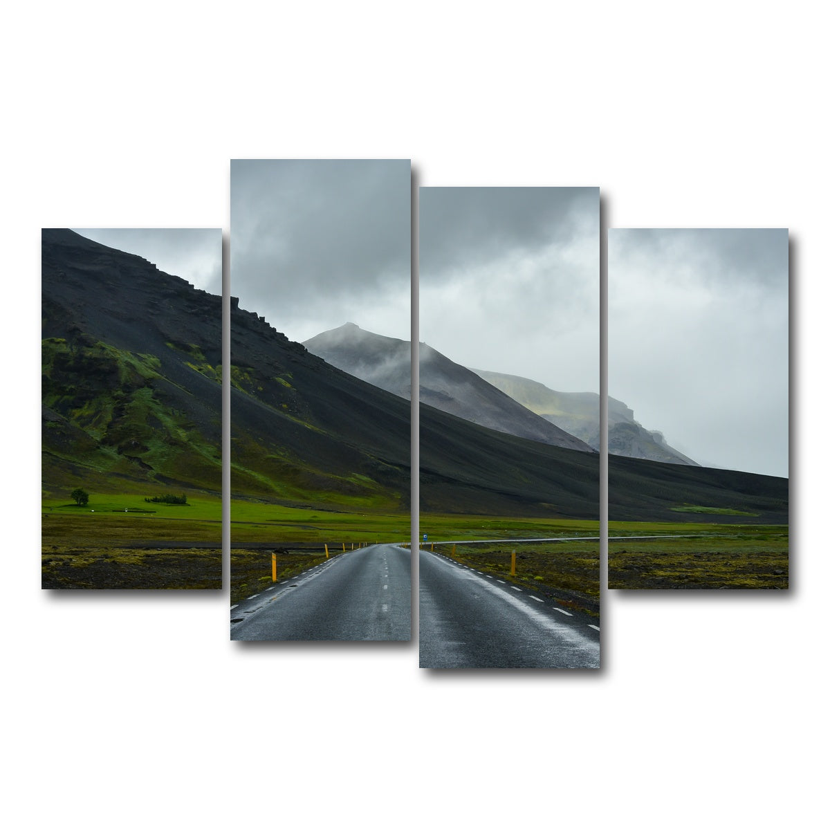 AUTO-MOCKUP WHITE | Mountain Road | 4 Piece | Gallery Wrap Canvas | group=4_short