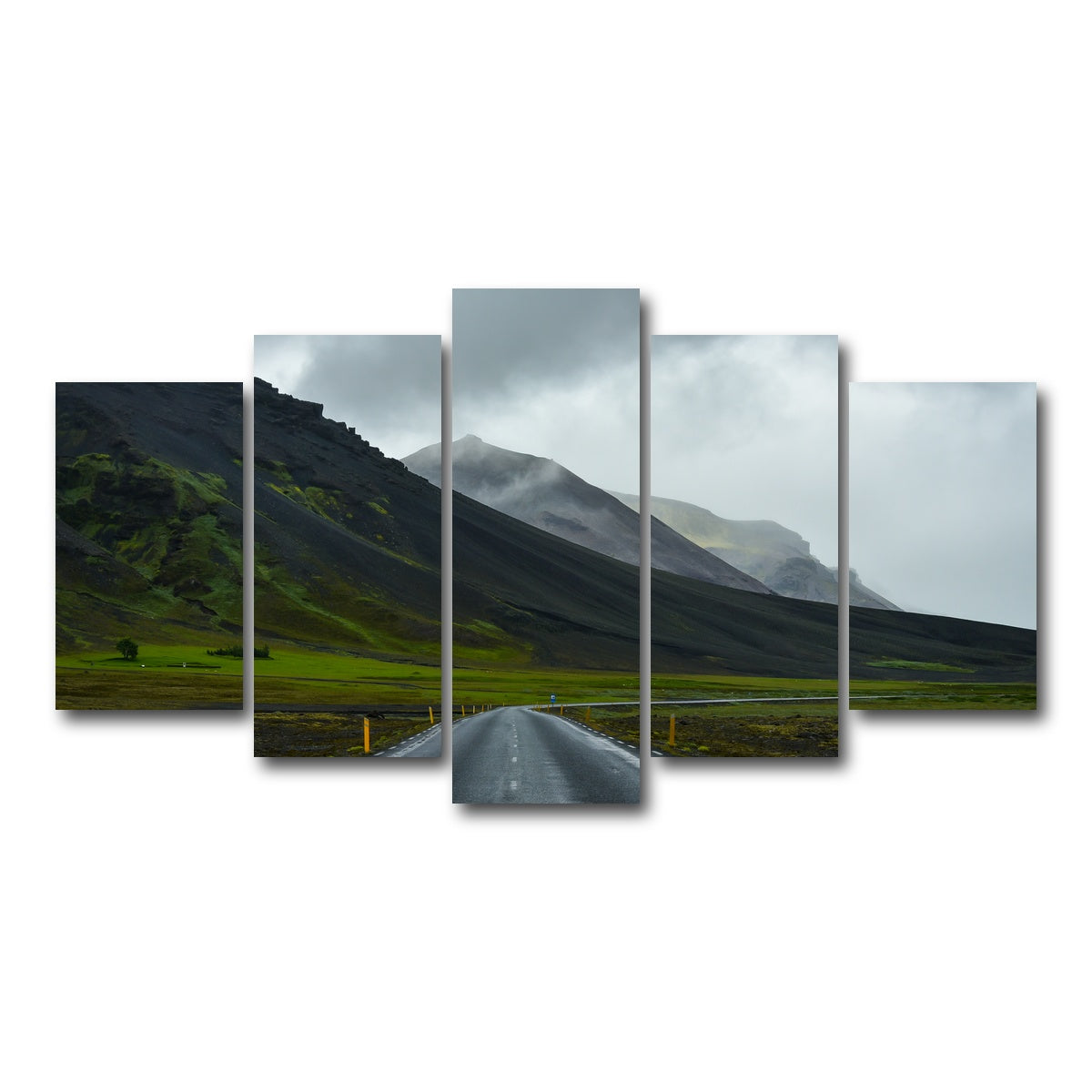 AUTO-MOCKUP WHITE | Mountain Road | 5 Piece | Gallery Wrap Canvas | group=5_normal