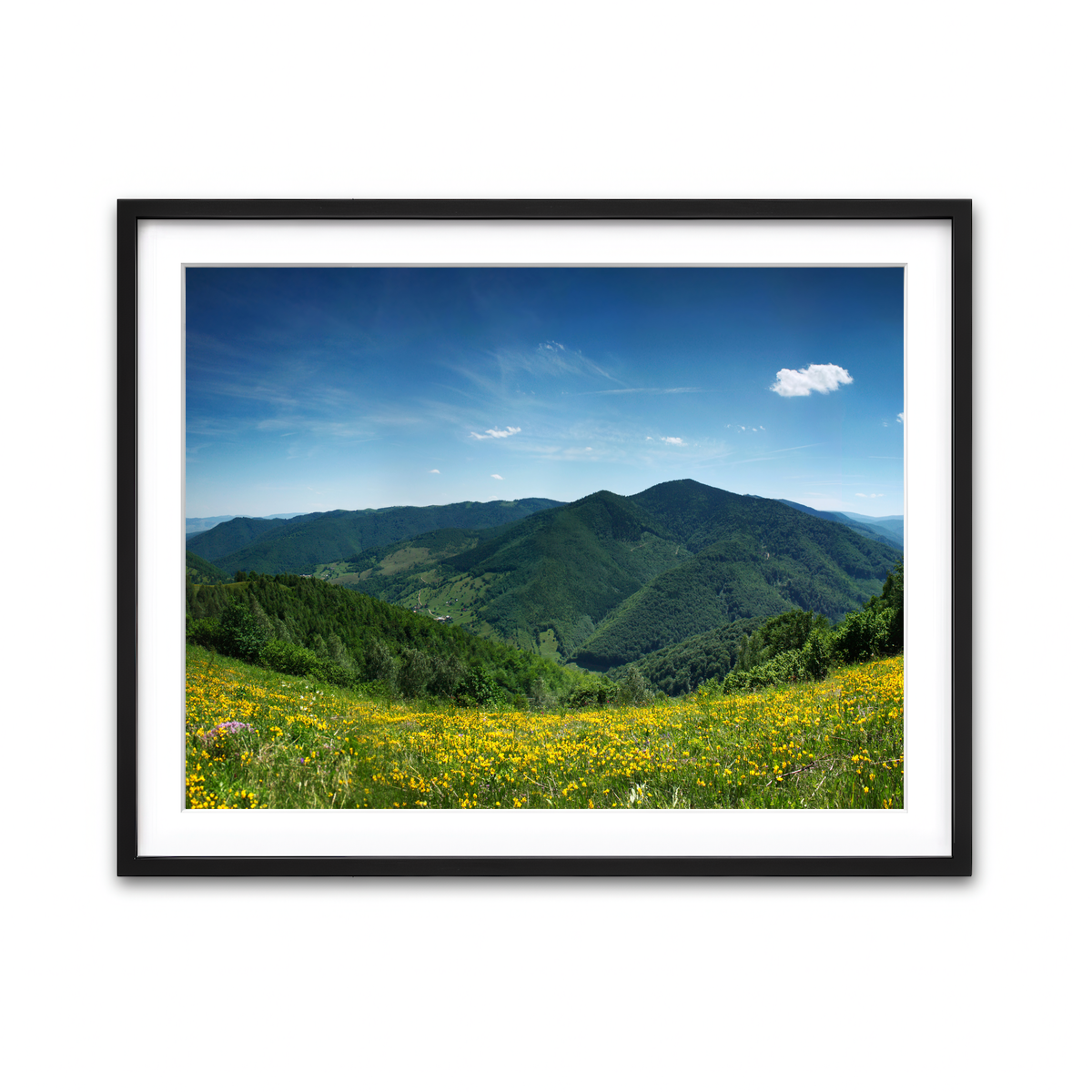 Framed Print 4x3 Black