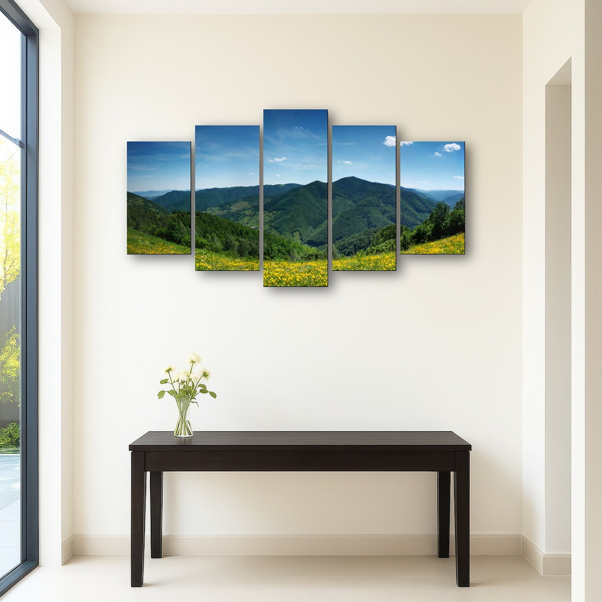 AUTO-MOCKUP ROOM | Mountain landscape panorama