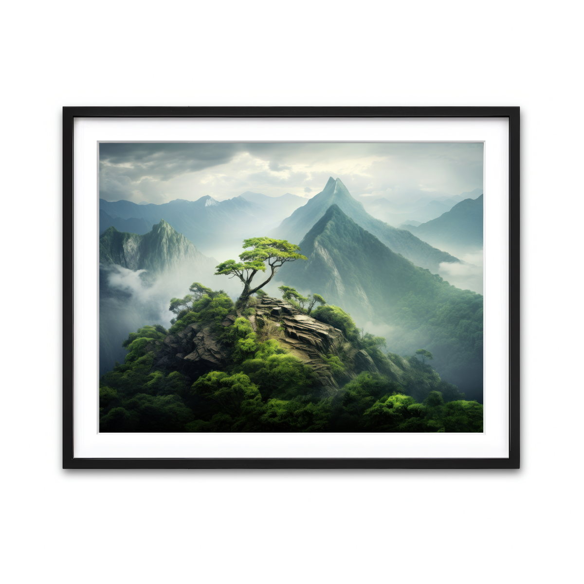 Framed Print 4x3 Black