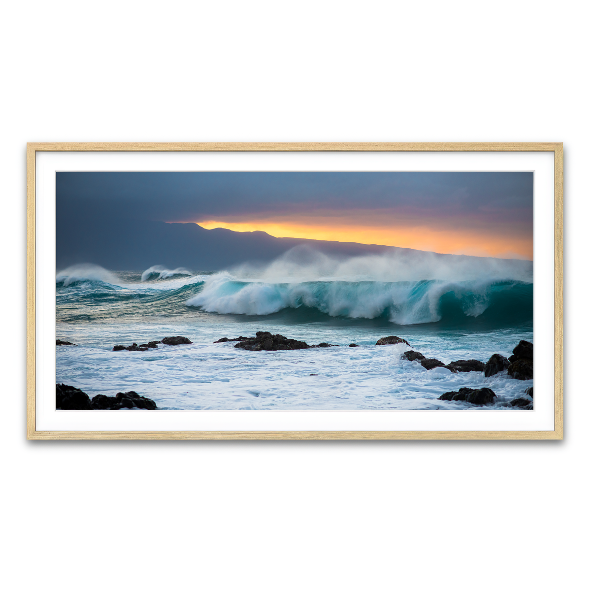 Framed Print 2x1 Natural