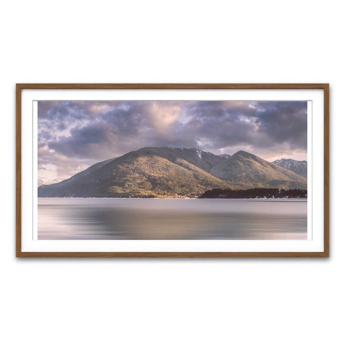 Framed Print 2x1 Walnut