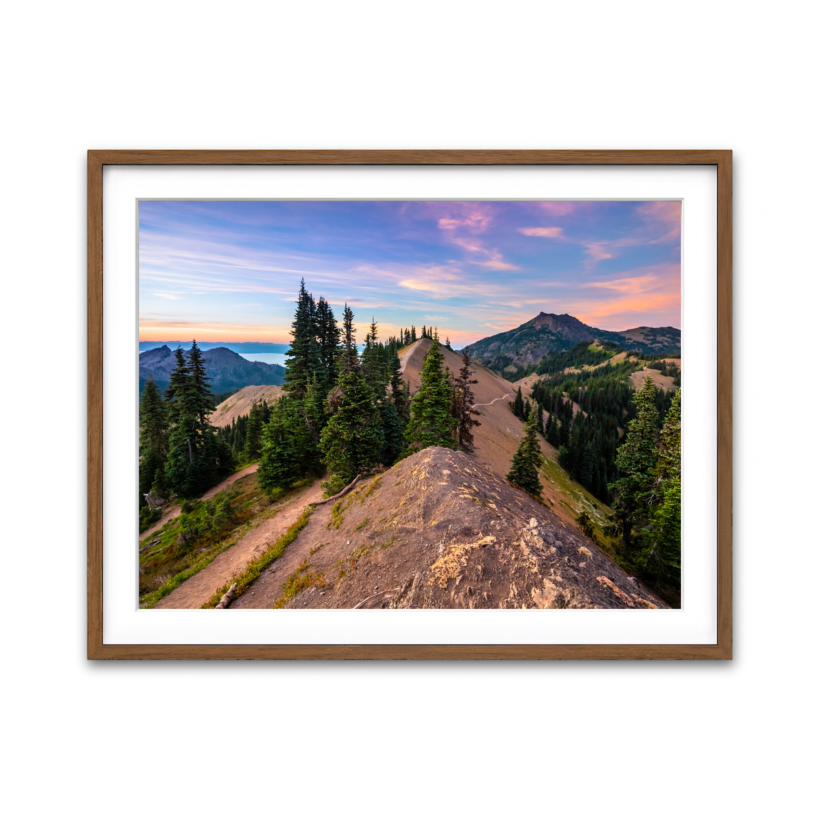 Framed Print 4x3 Walnut