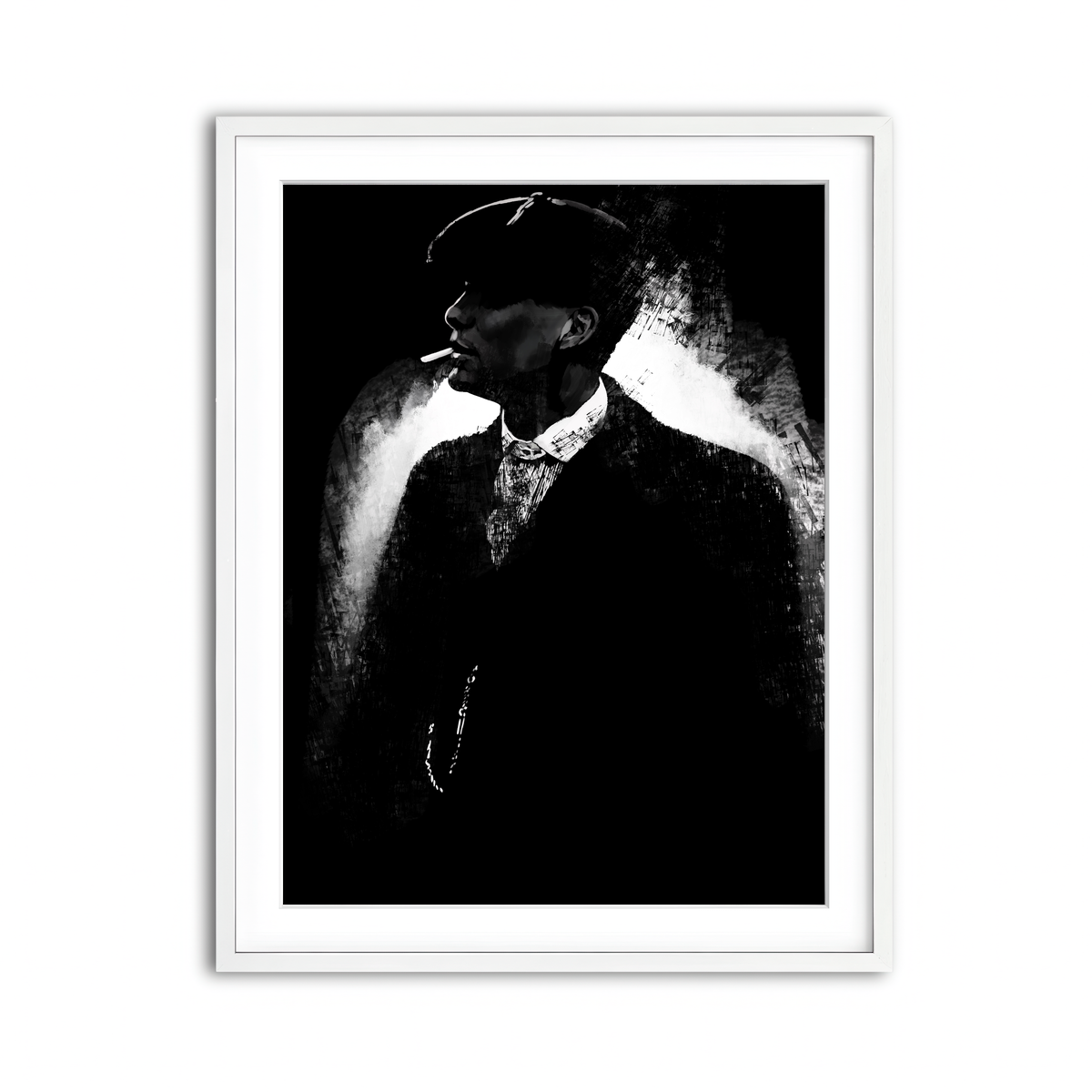 Framed Print 3x4 White