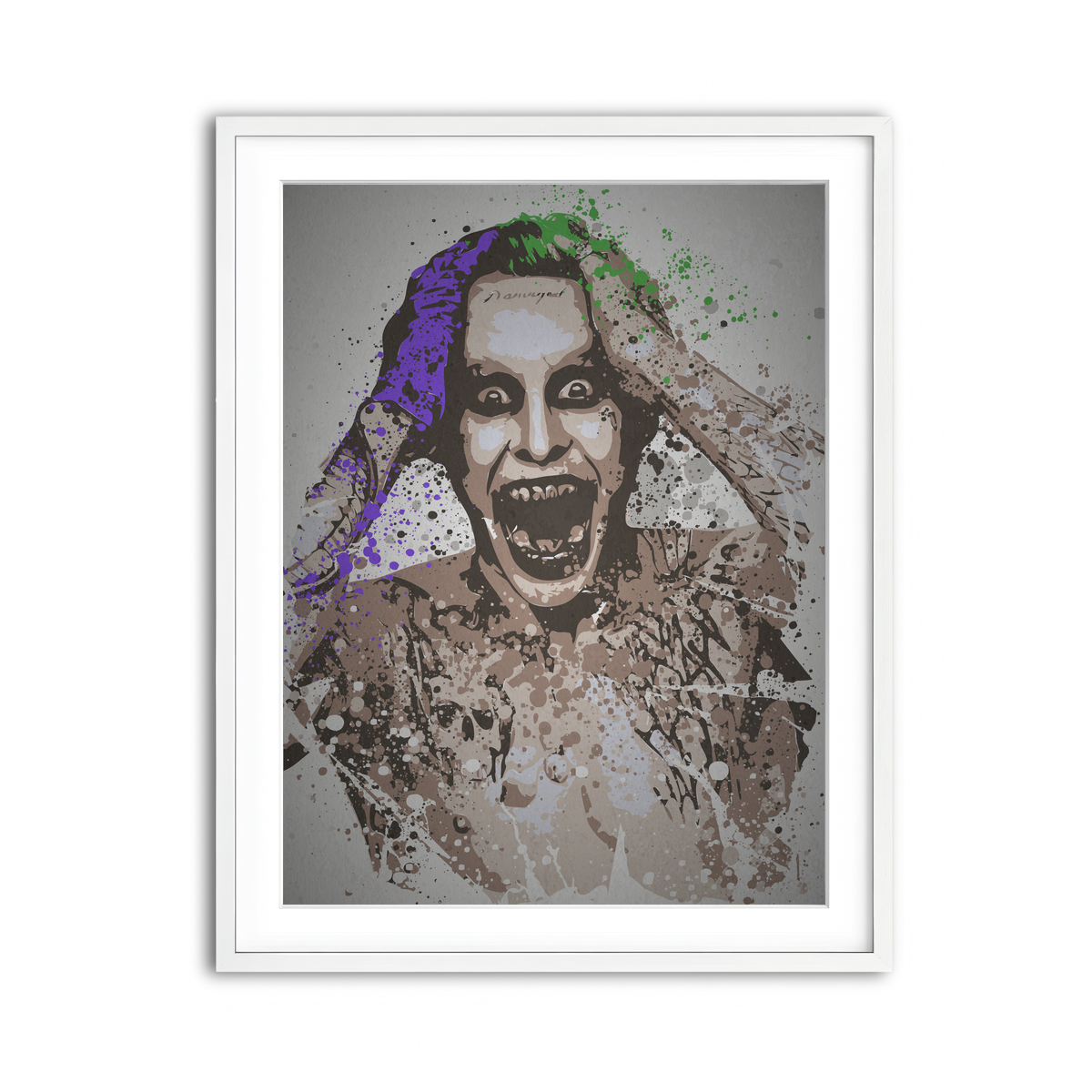 Framed Print 3x4 White