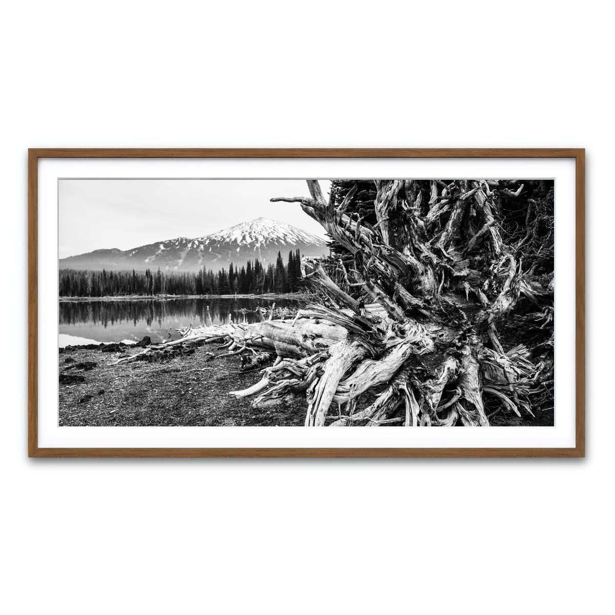 Framed Print 2x1 Walnut