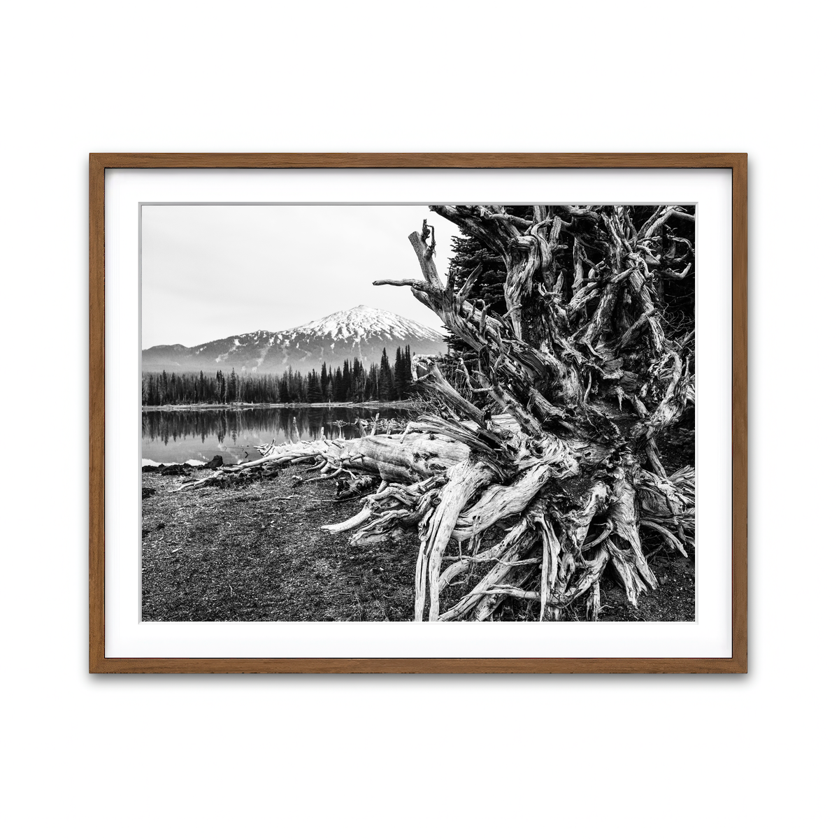 Framed Print 4x3 Walnut