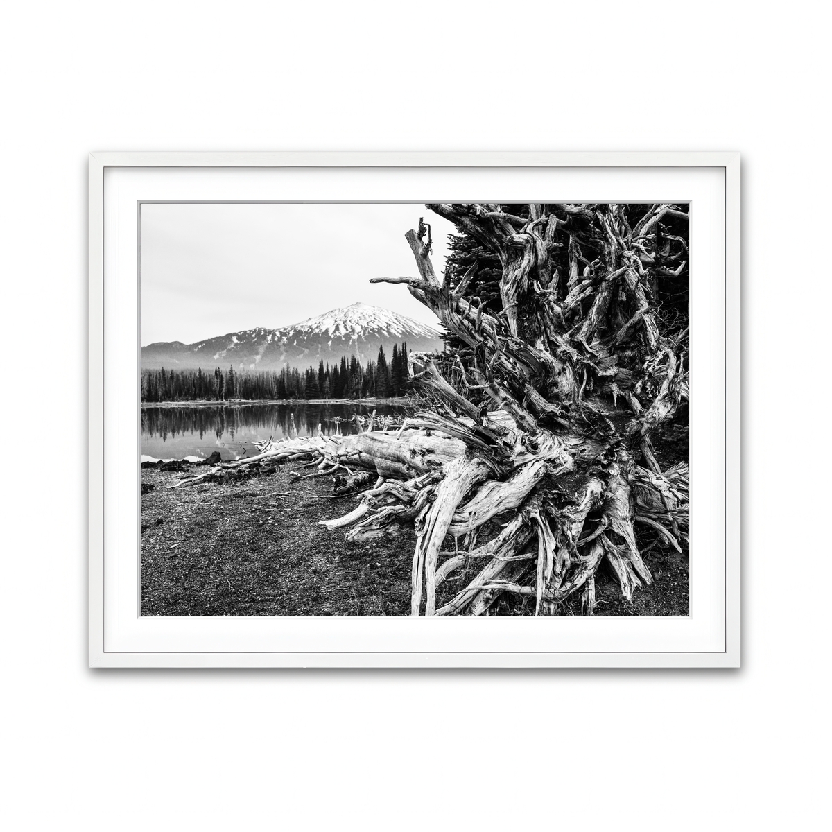 Framed Print 4x3 White