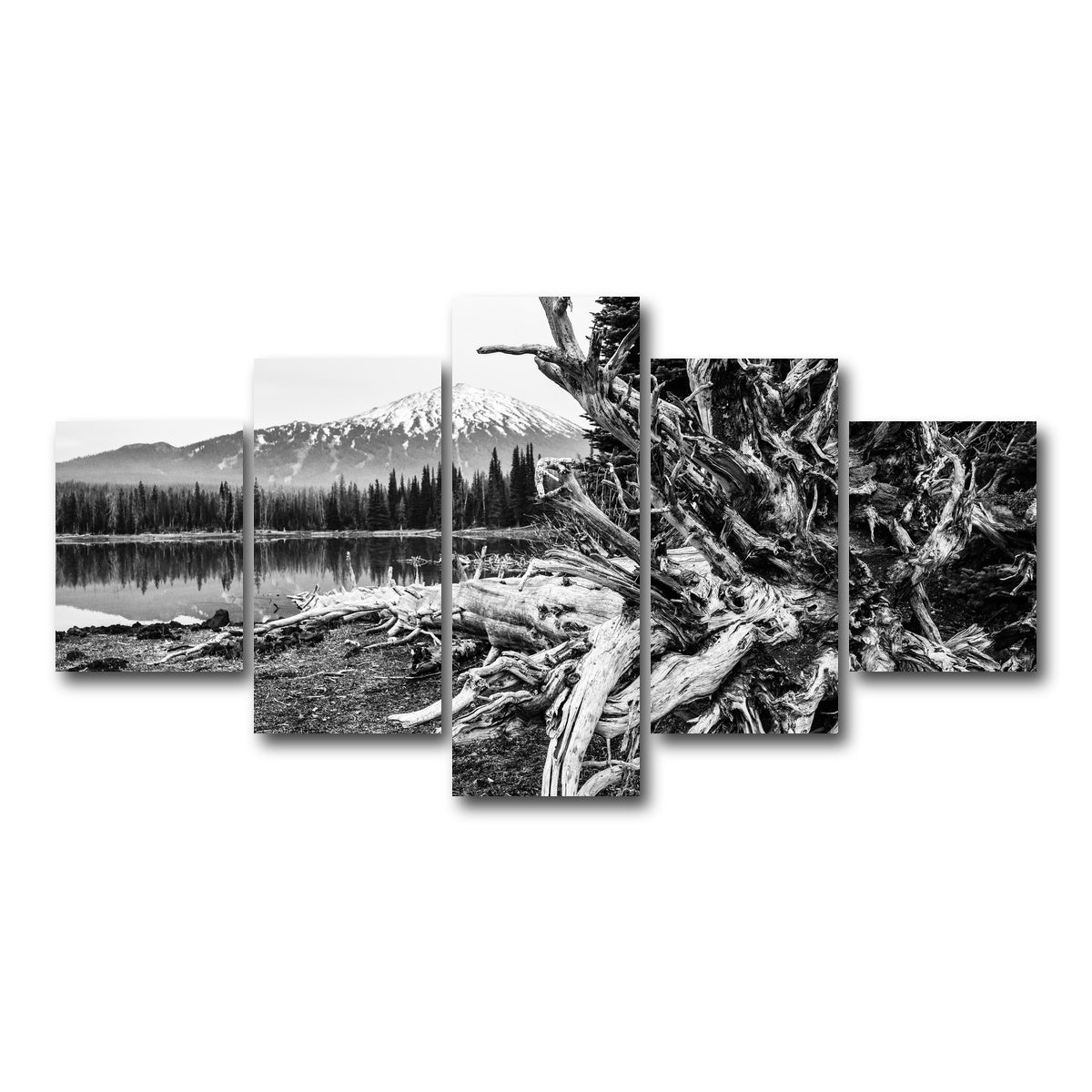 AUTO-MOCKUP WHITE | Mt. Bachelor - Sparks Lake | 5 Piece | Gallery Wrap Canvas | group=5_short