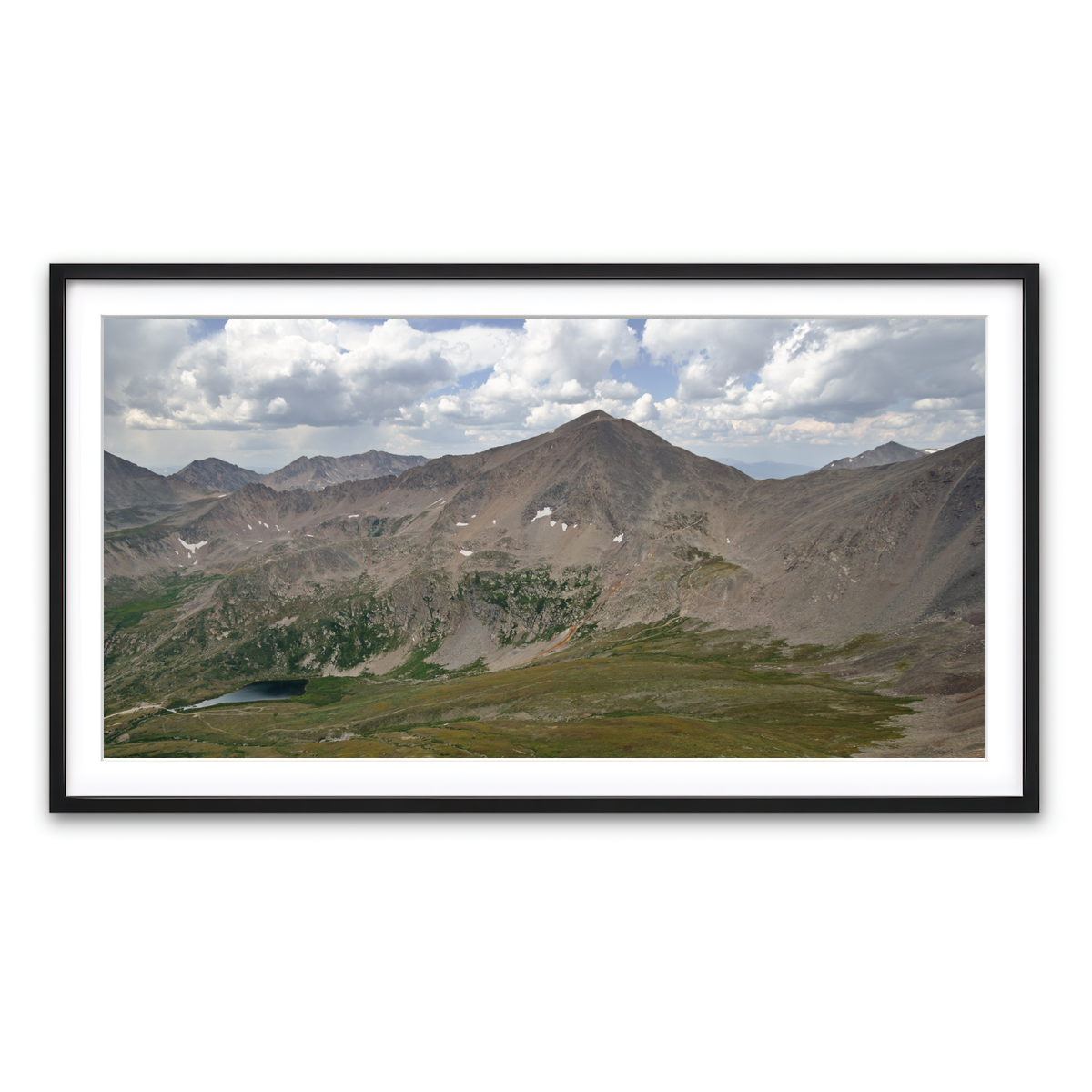 Framed Print 2x1 Black